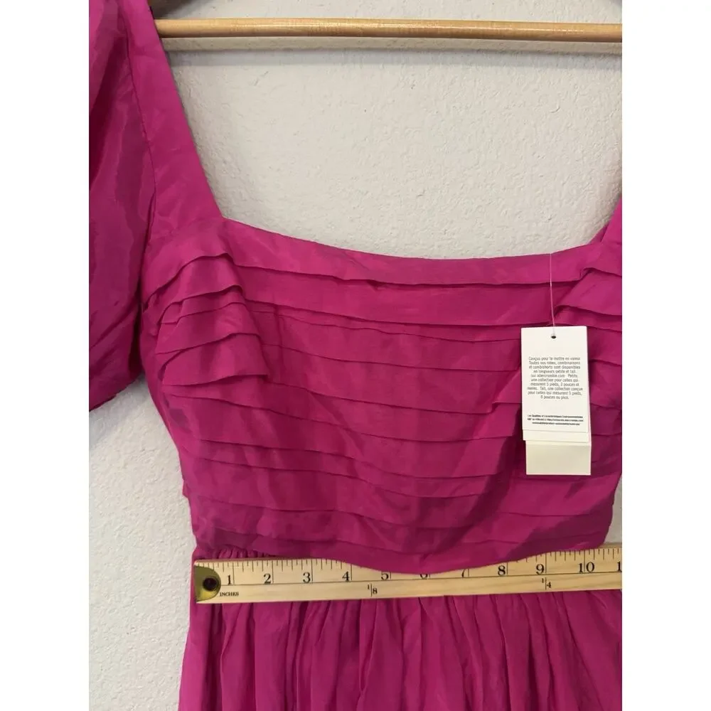Abercrombie & Fitch Emerson Drama Bow Back Maxi Dress Size Xs